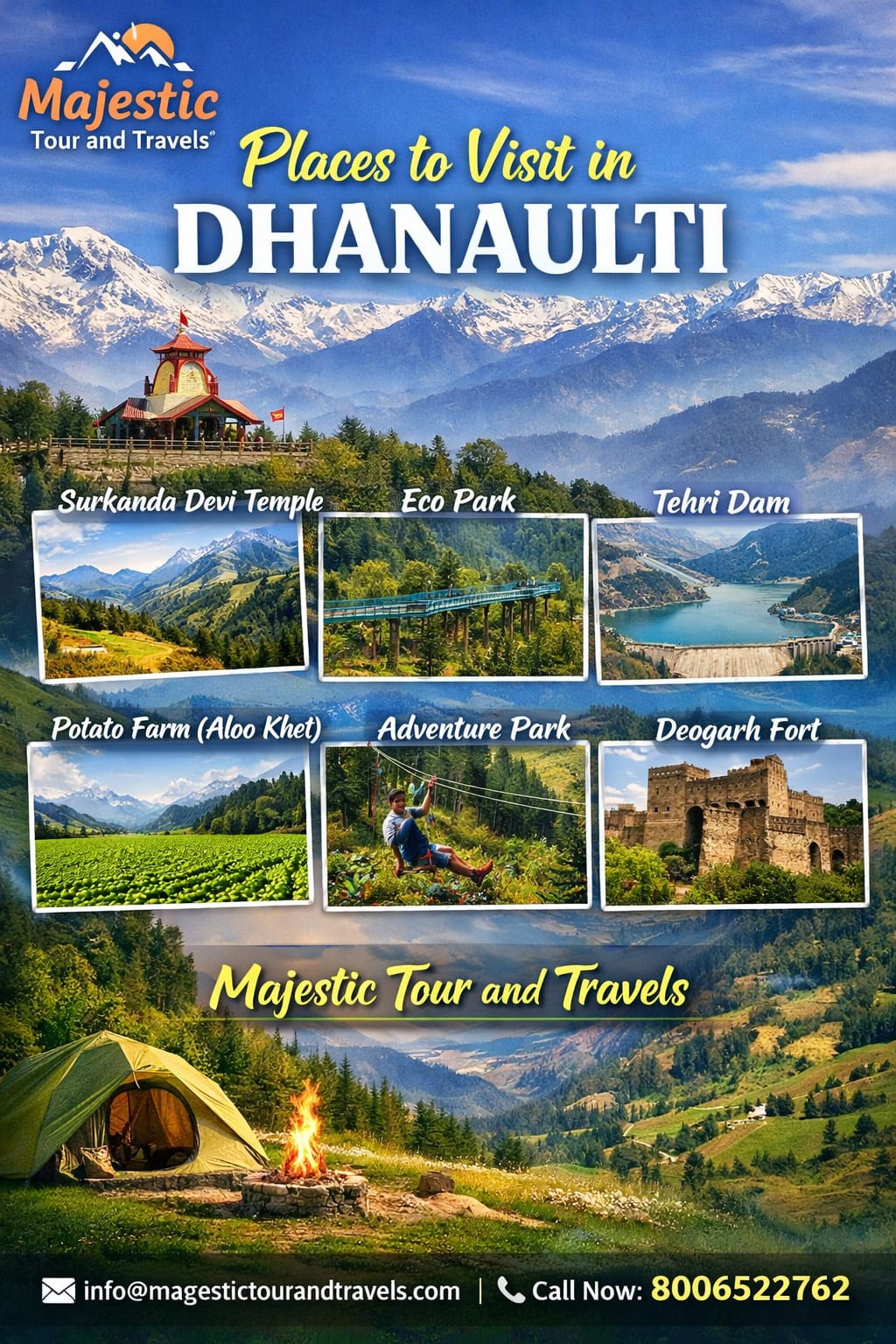 Places to Visit in Dhanaulti