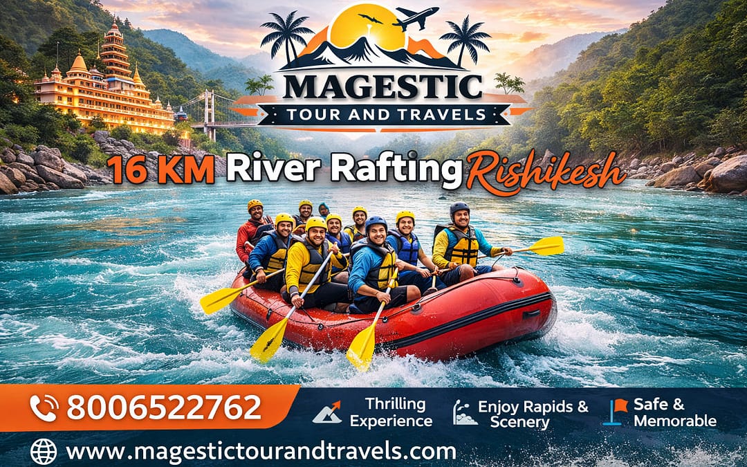 🚣‍♂️ 16 KM River Rafting Rishikesh 2026 | Best Rafting Package & Price