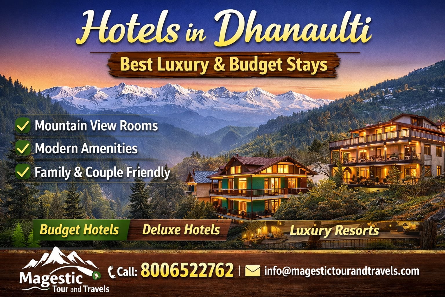hotel in Dhanaulti