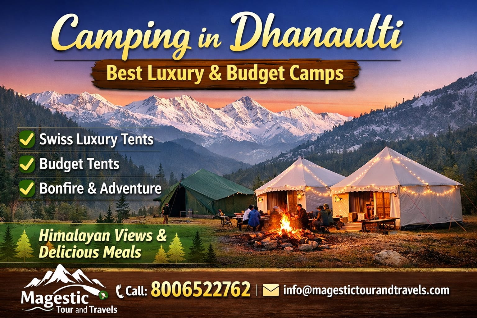Camping in Dhanaulti