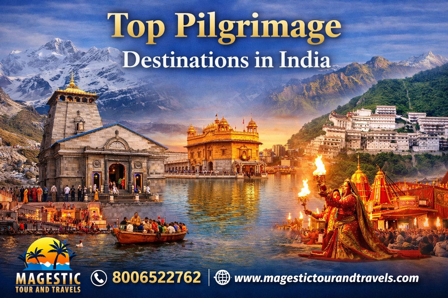 Top 10 Pilgrimage Destinations in India
