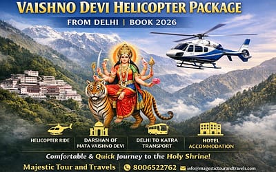 🚩 Vaishno Devi Helicopter Package from Delhi I Book 2026 Slots Now